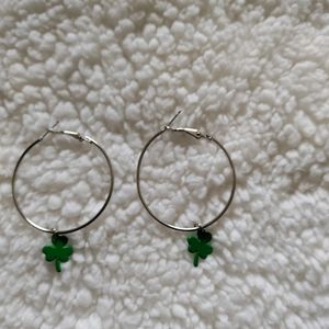 Lucky Hoop Earrings